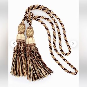 Curtain tie back tassels